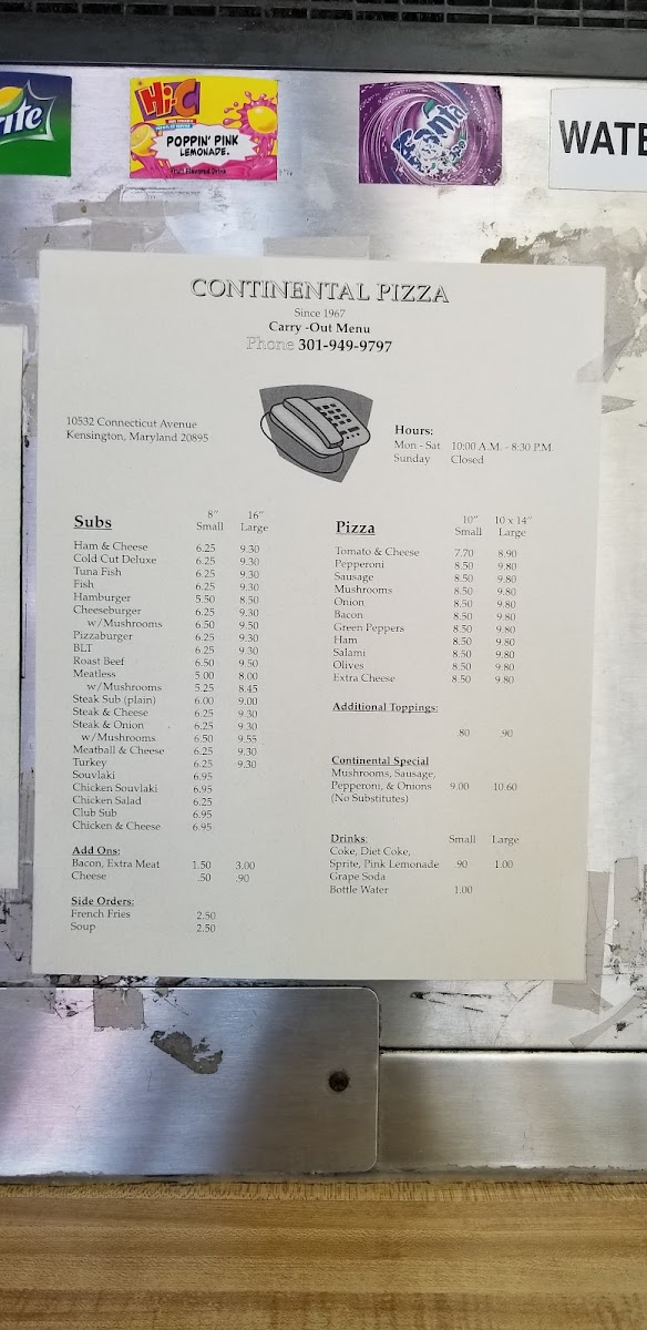 Menu Continental Pizza-9